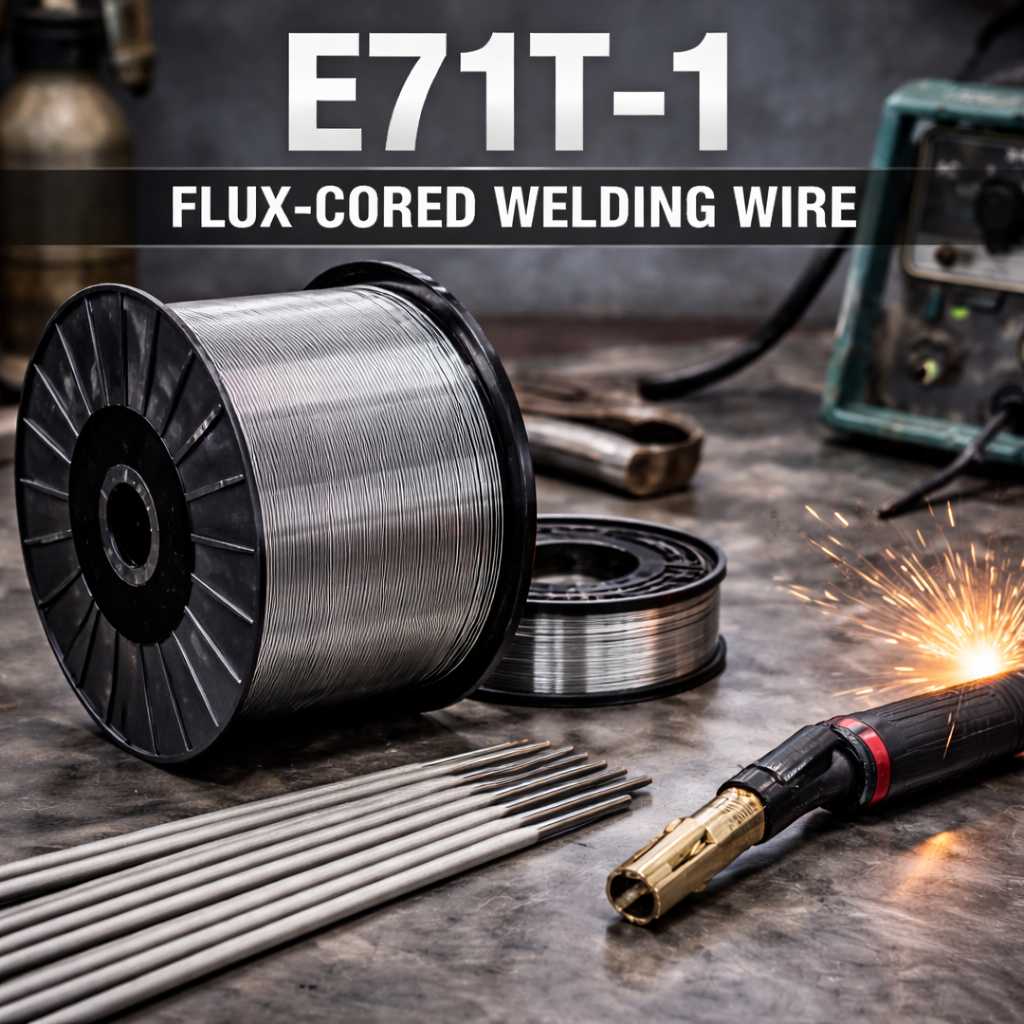 Q.E.D.　イメージドラム E71T-1 Flux-Cored Welding Wire | Gas-Shielded FCAW Wire – Copper