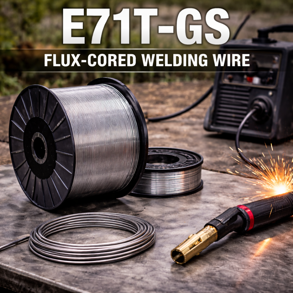 E71T-GS Flux-Cored Welding Wire | Gasless MIG Wire – Copper Bridge