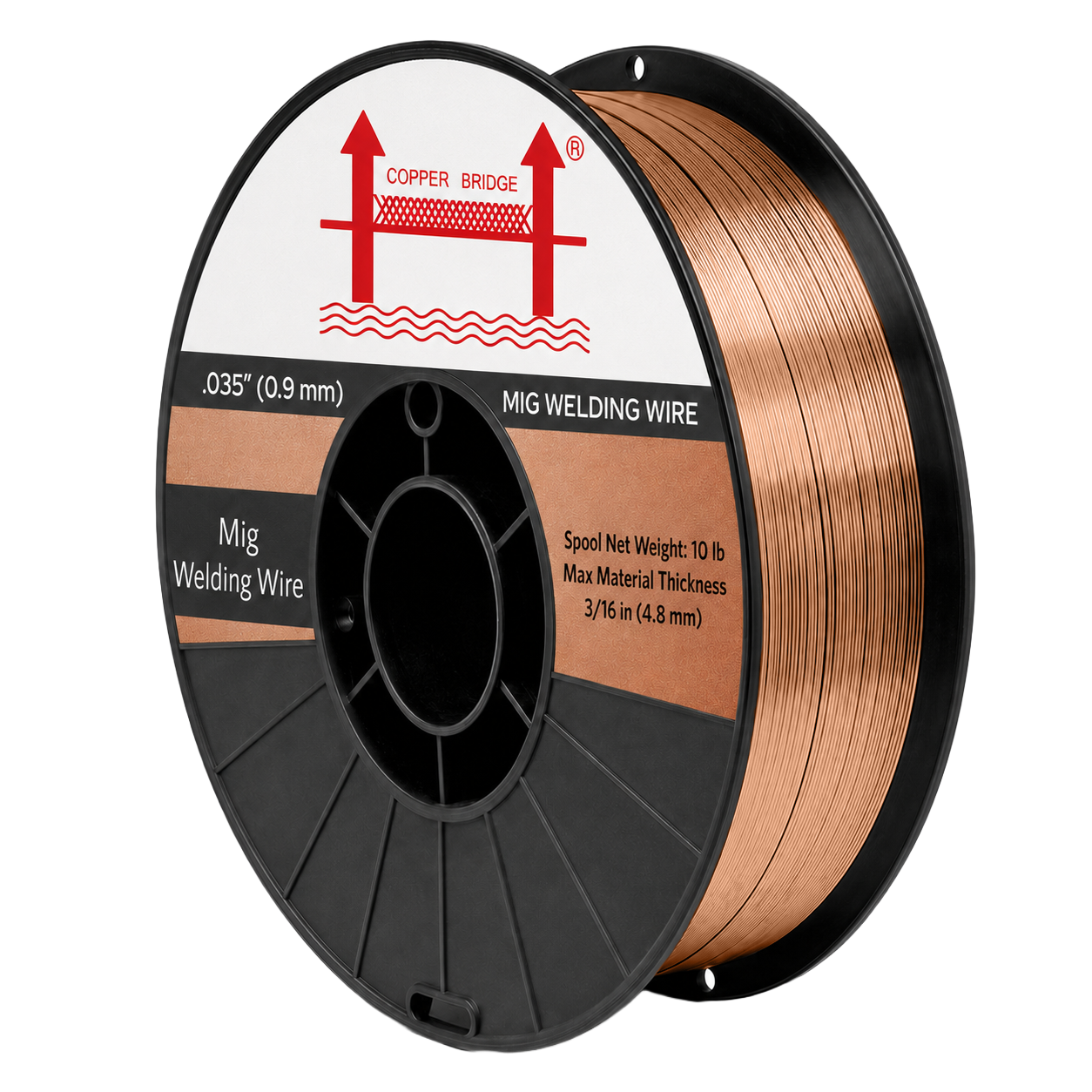 AWS ER70S-6 10 lb (5 kg) Spool Solid MIG Wire