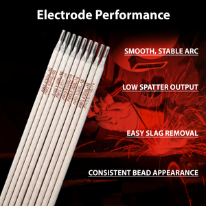 AWS E308L-16 3/32 in (2.4 mm), 2 lb Box Stainless Stick Electrodes