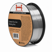 AWS E71T-GS .035 in (0.9 mm) 33 lb (15 kg) Spool Gasless Flux-Cored Wire "Innershield Style" – No Gas Needed, Outdoor Ready, Wind Resistant