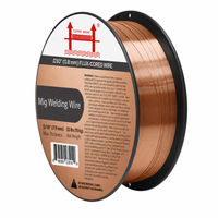 AWS ER70S-6 .035 in (0.9 mm) 33 lb (15 kg) Spool Solid MIG Wire – High Deoxidizer, Smooth Arc, Mild Steel, DCEP