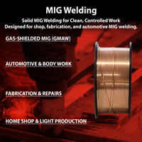 Copper Bridge ER70S-6 Solid MIG Welding Wire – .030” – 2 lb Spool