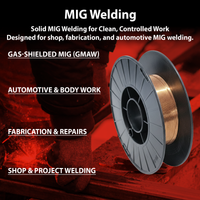 Copper Bridge ER70S-6 Solid MIG Welding Wire – .035” – 11 lb Spool