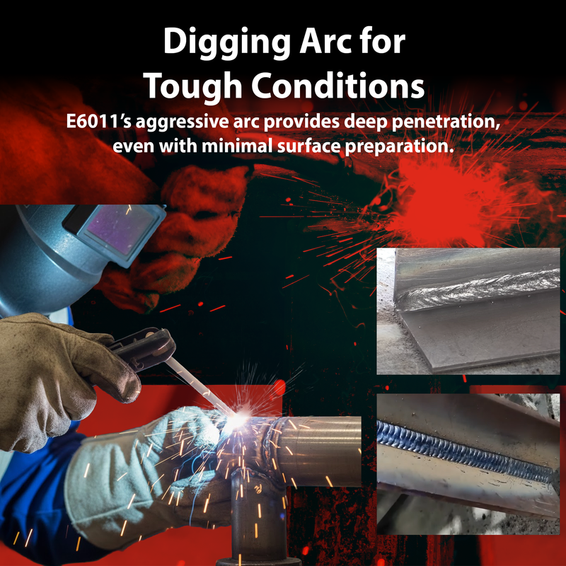 Copper Bridge E6011 Stick Welding Electrodes – 3/32” – 5.5 lb Box