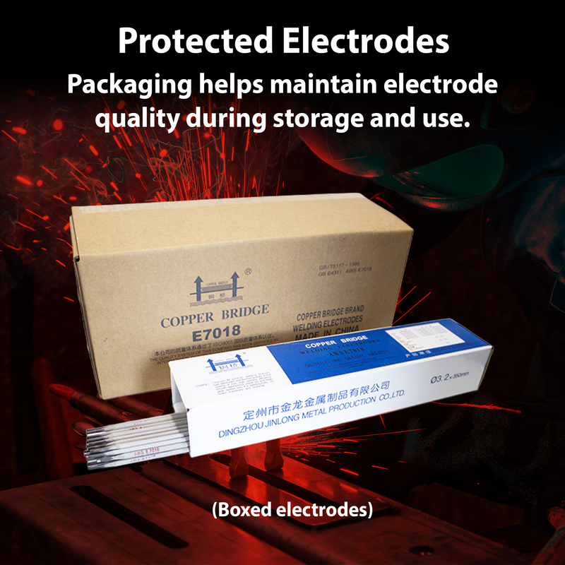 Copper Bridge E7018 Stick Welding Electrodes – 1/8” – 11 lb Box