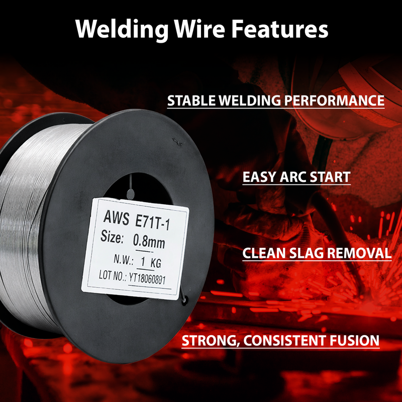 Copper Bridge E71T-1 Gas-Shielded Flux Cored Welding Wire – .045” – 33 lb Spool