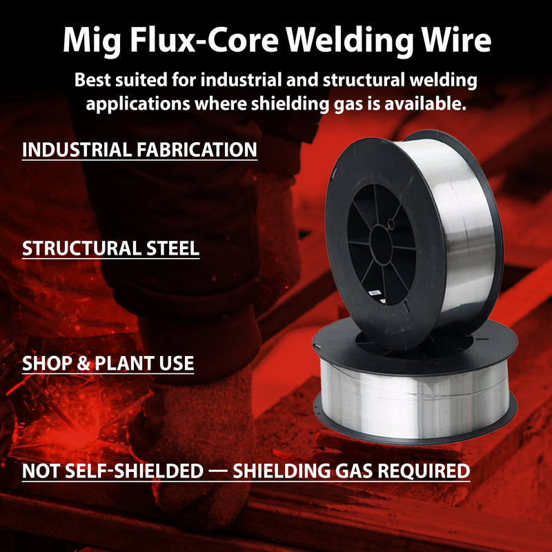 Copper Bridge E71T-1 Gas-Shielded Flux Cored Welding Wire – .045” – 33 lb Spool